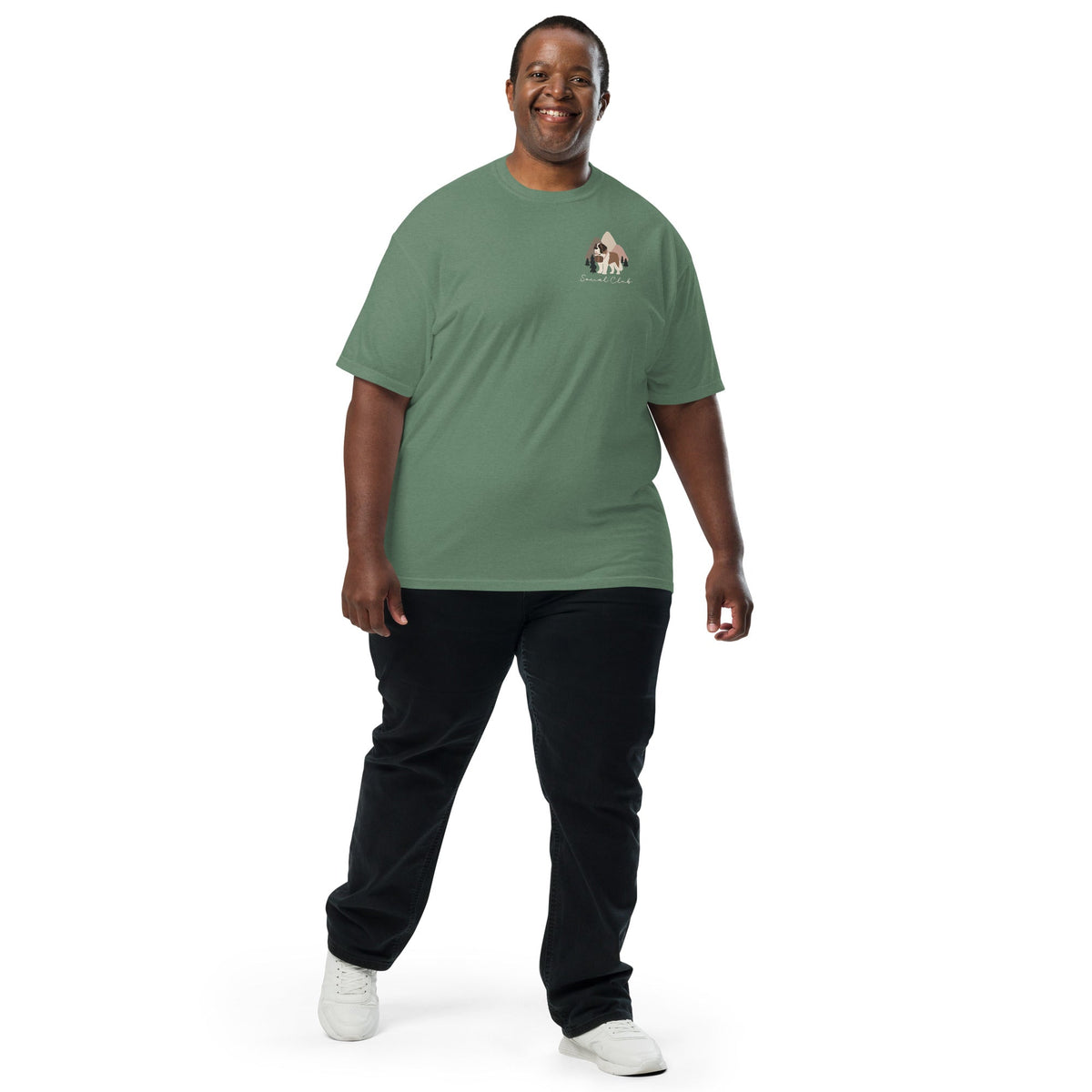 Saint Bernard Social Club Back T-Shirt - Lucy + Norman