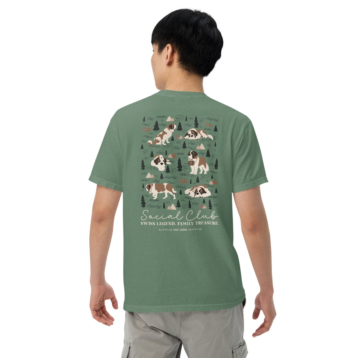 Saint Bernard Social Club Back T-Shirt - Lucy + Norman
