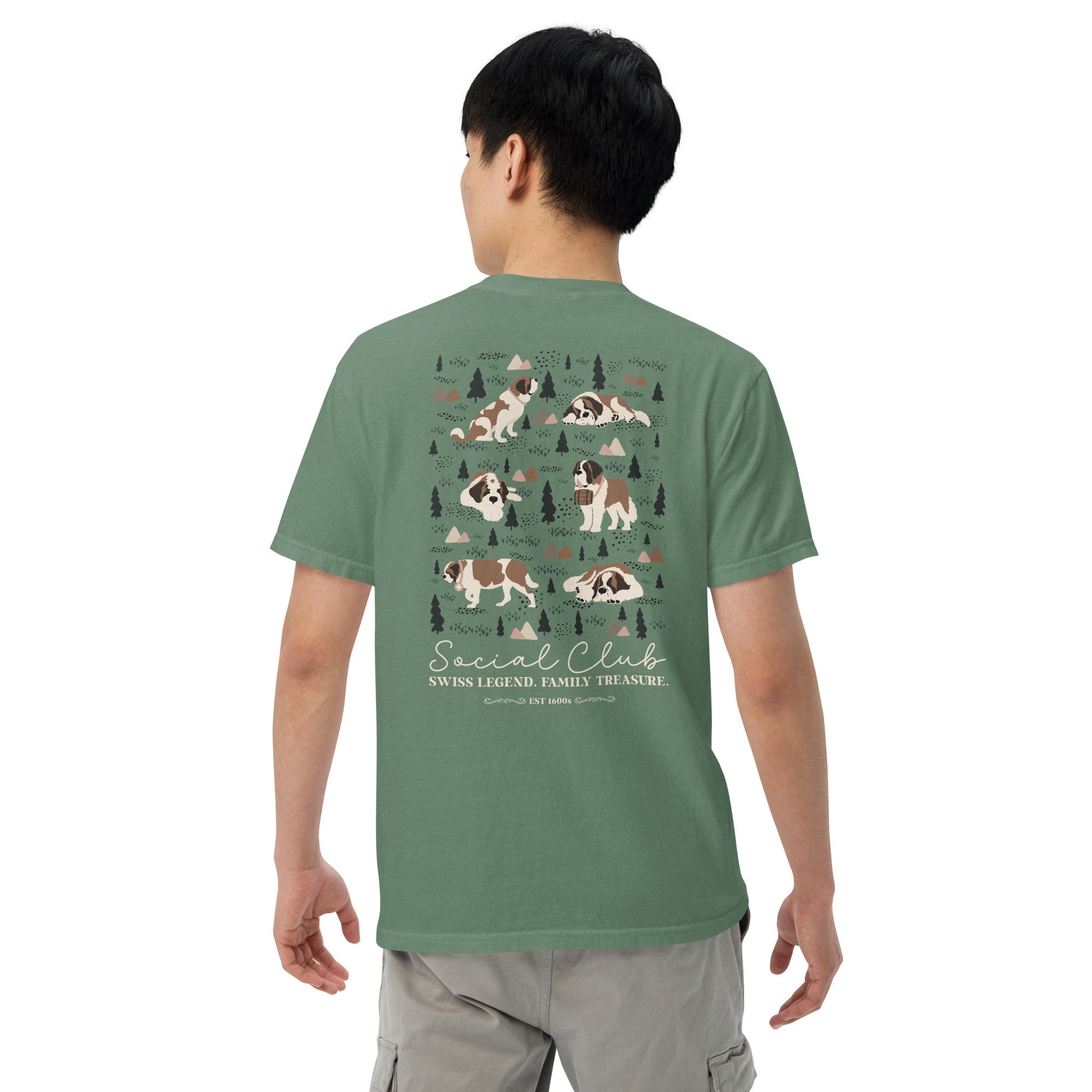 Saint Bernard Social Club Back T-Shirt - Lucy + Norman