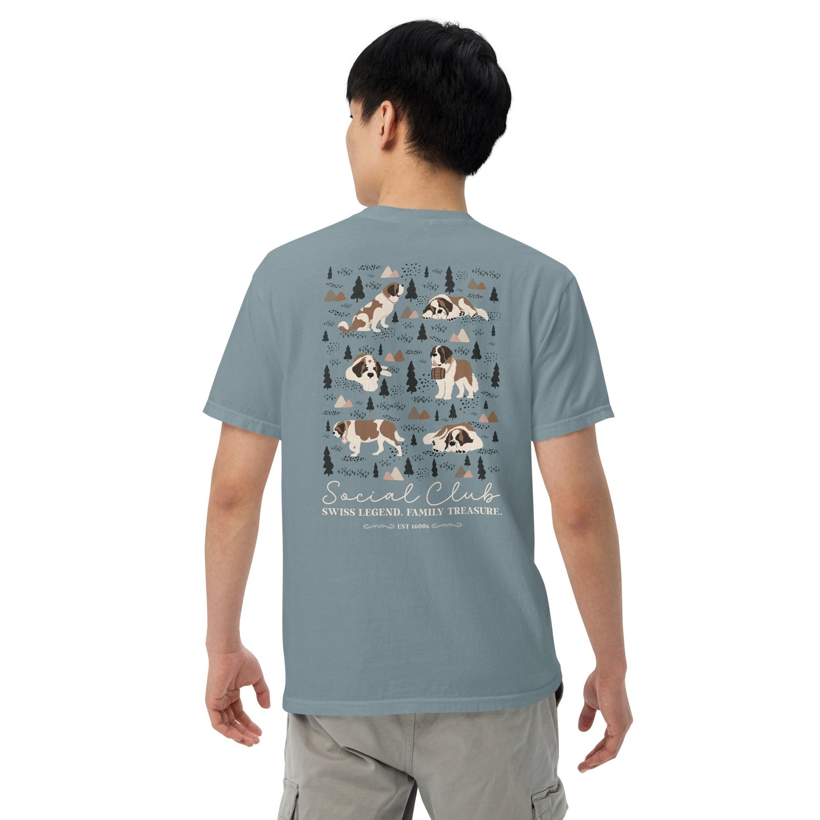 Saint Bernard Social Club Back T-Shirt - Lucy + Norman