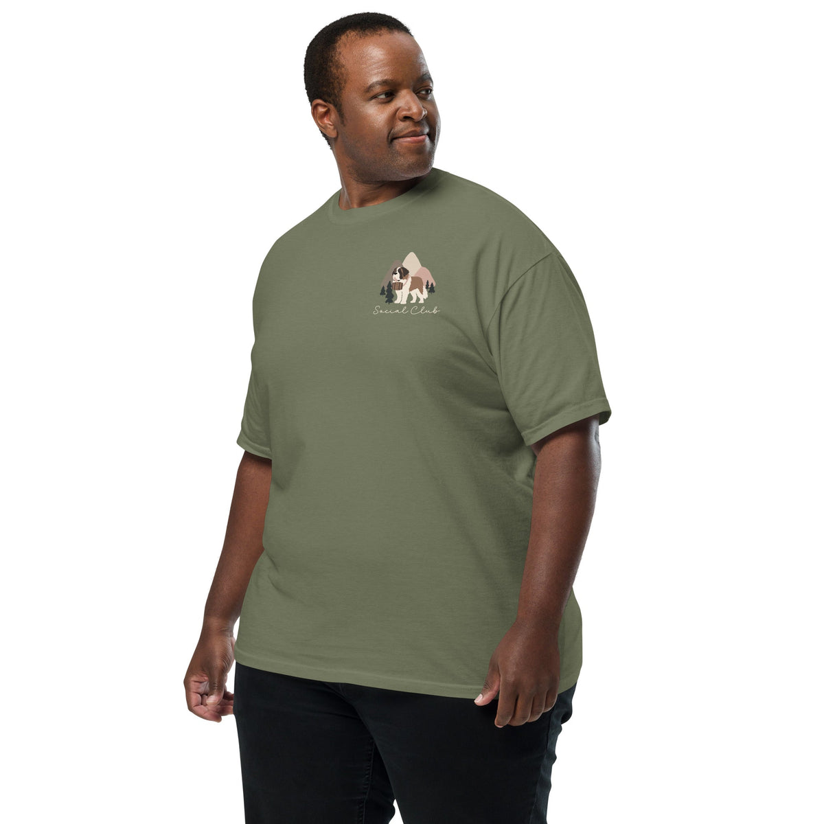 Saint Bernard Social Club Back T-Shirt - Lucy + Norman