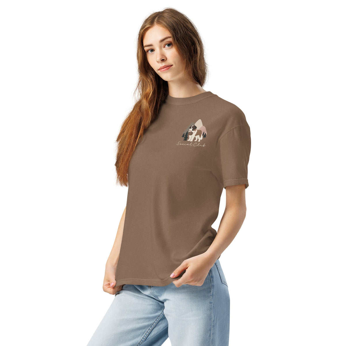 Saint Bernard Social Club Back T-Shirt - Lucy + Norman