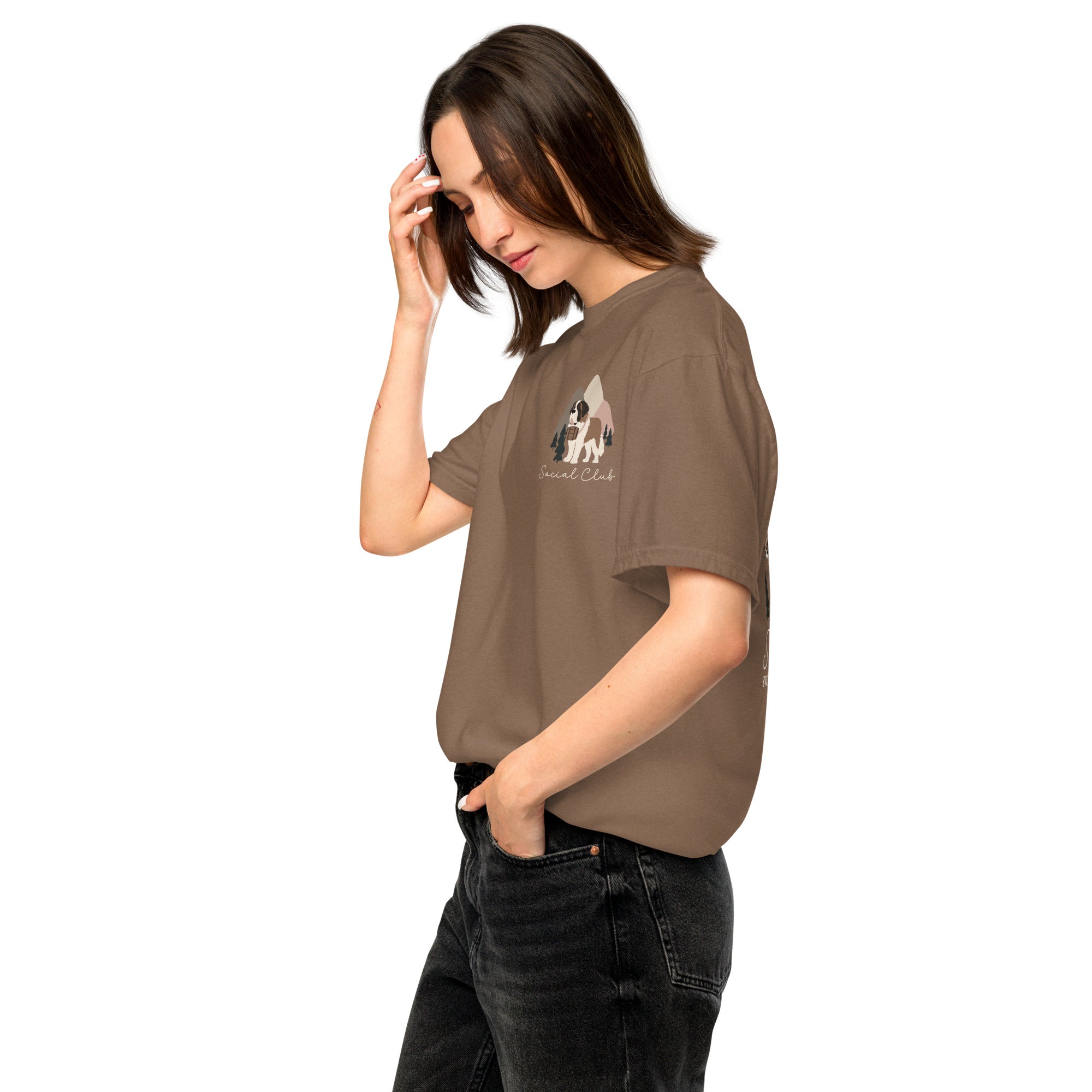 Saint Bernard Social Club Back T-Shirt - Lucy + Norman