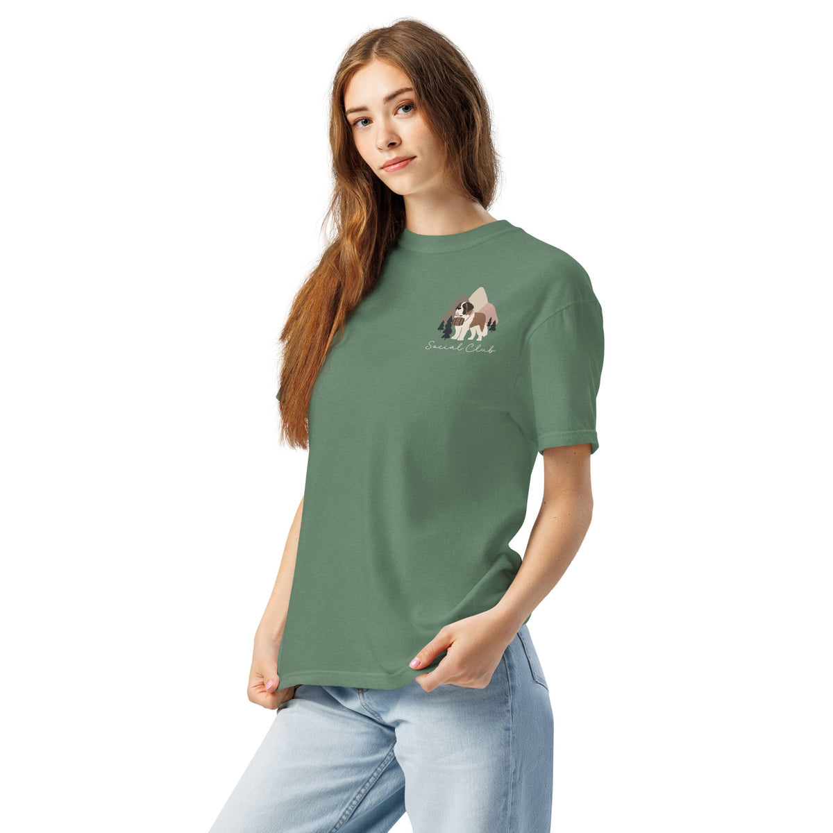 Saint Bernard Social Club Back T-Shirt - Lucy + Norman