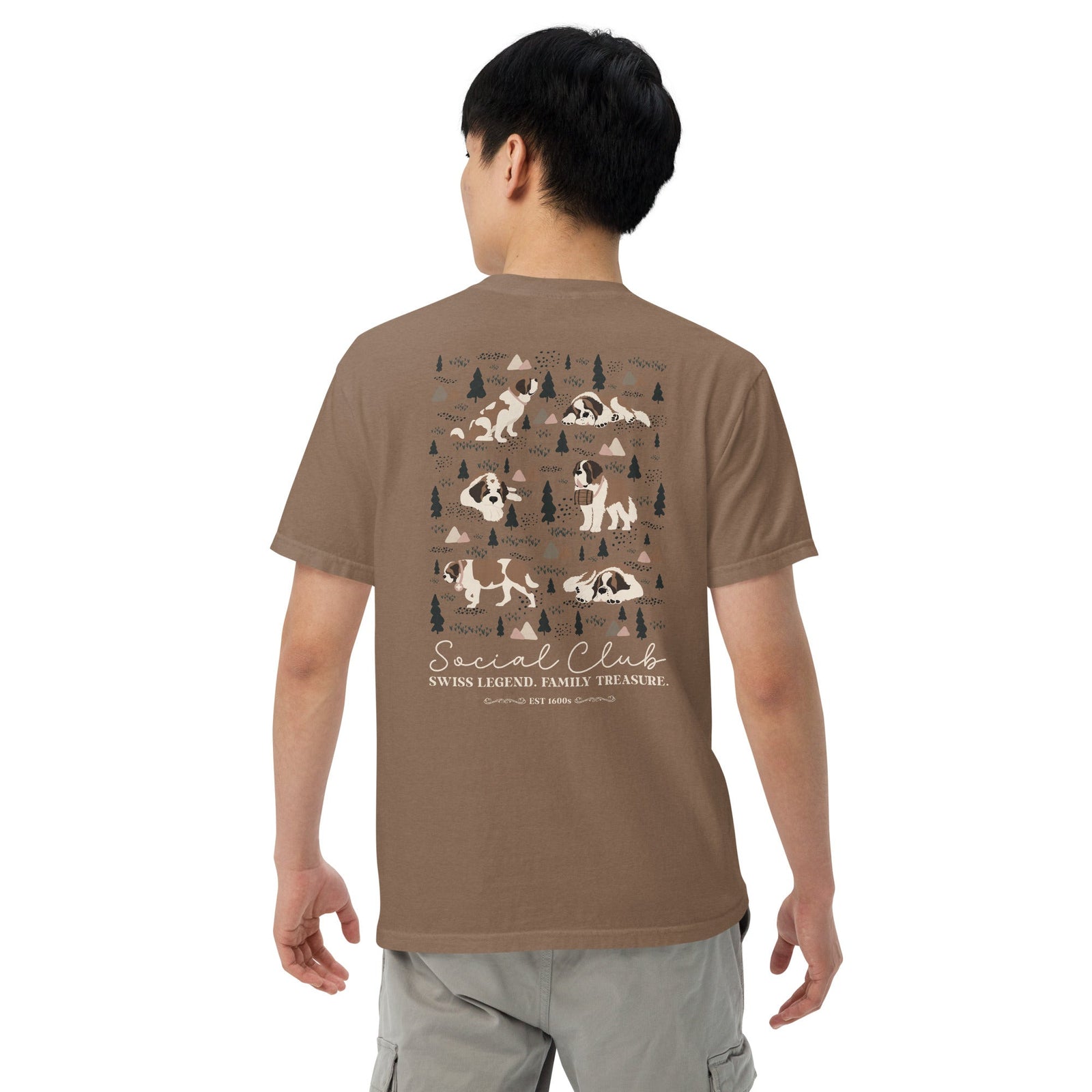 Saint Bernard Social Club Back T-Shirt - Lucy + Norman