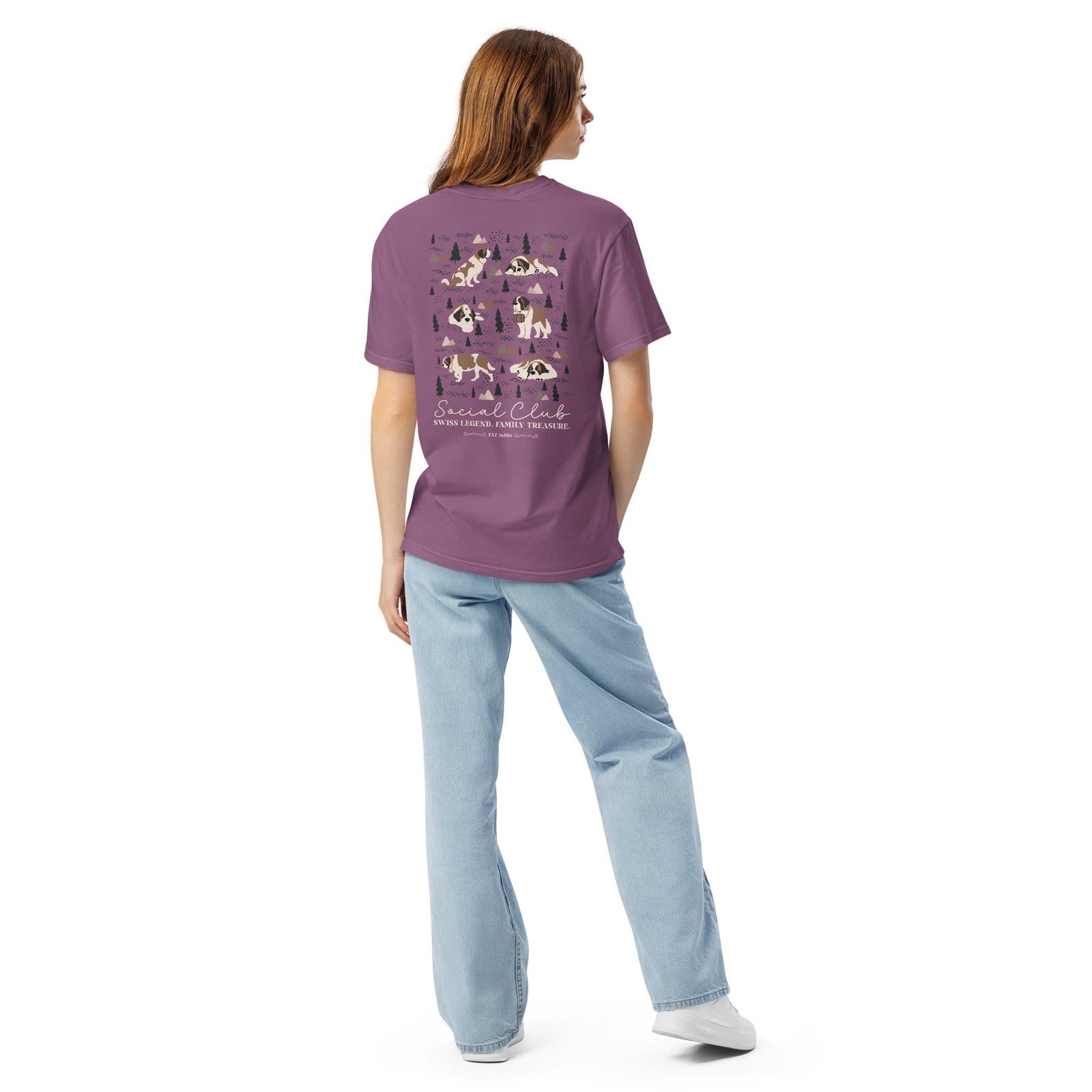 Saint Bernard Social Club Back T-Shirt - Lucy + Norman