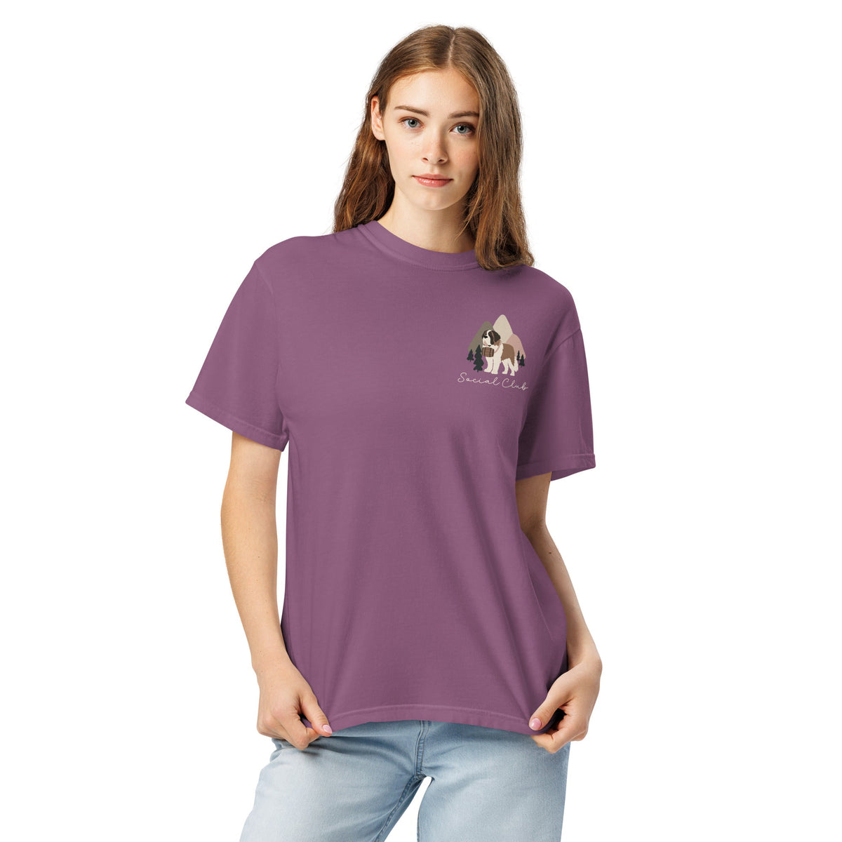 Saint Bernard Social Club Back T-Shirt - Lucy + Norman