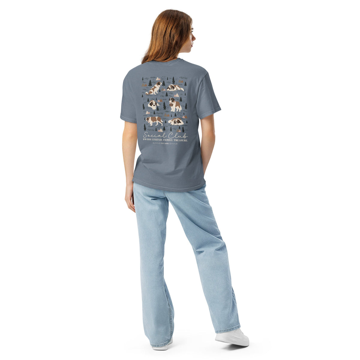 Saint Bernard Social Club Back T-Shirt - Lucy + Norman