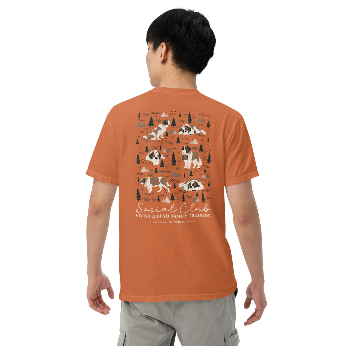 Saint Bernard Social Club Back T-Shirt - Lucy + Norman