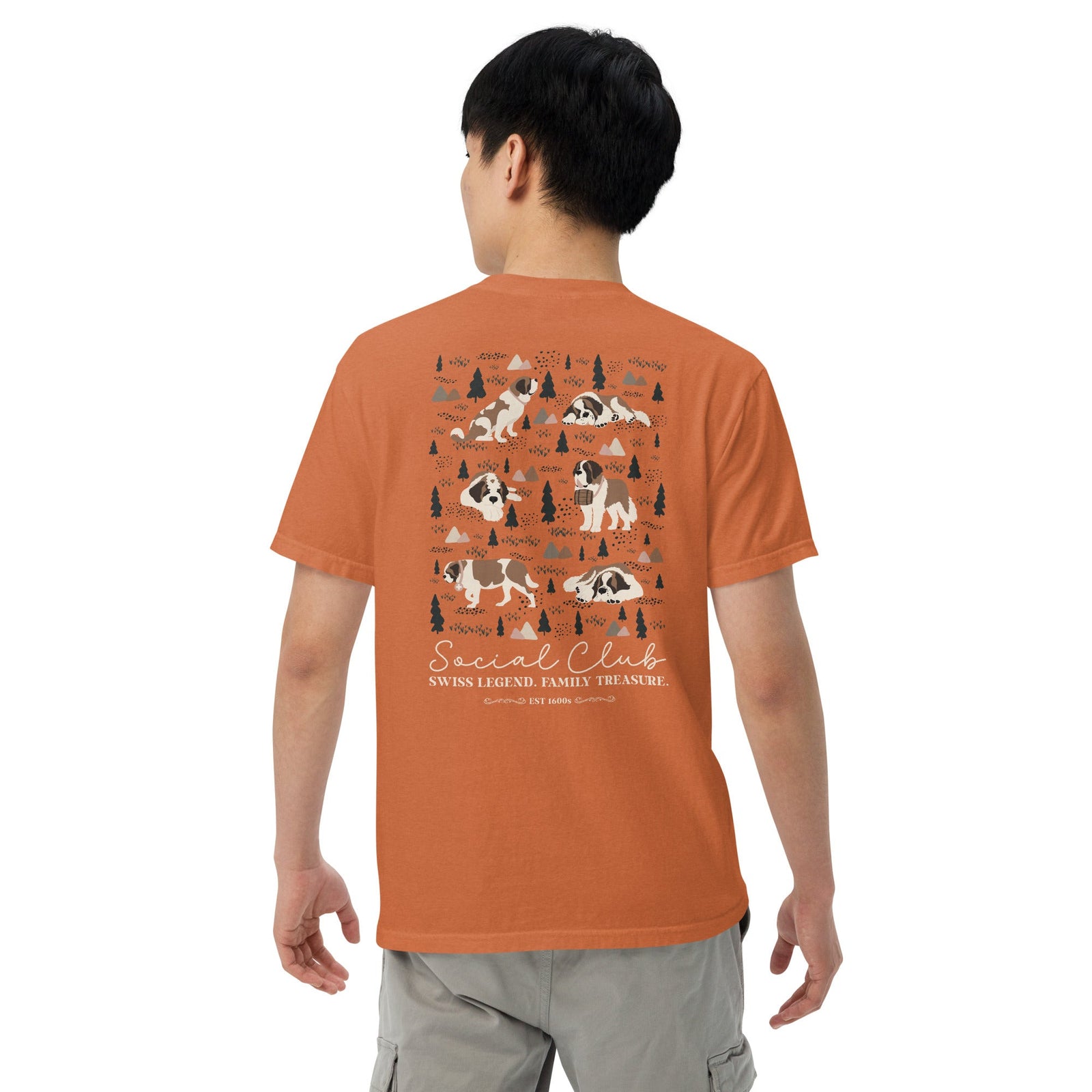 Saint Bernard Social Club Back T-Shirt - Lucy + Norman