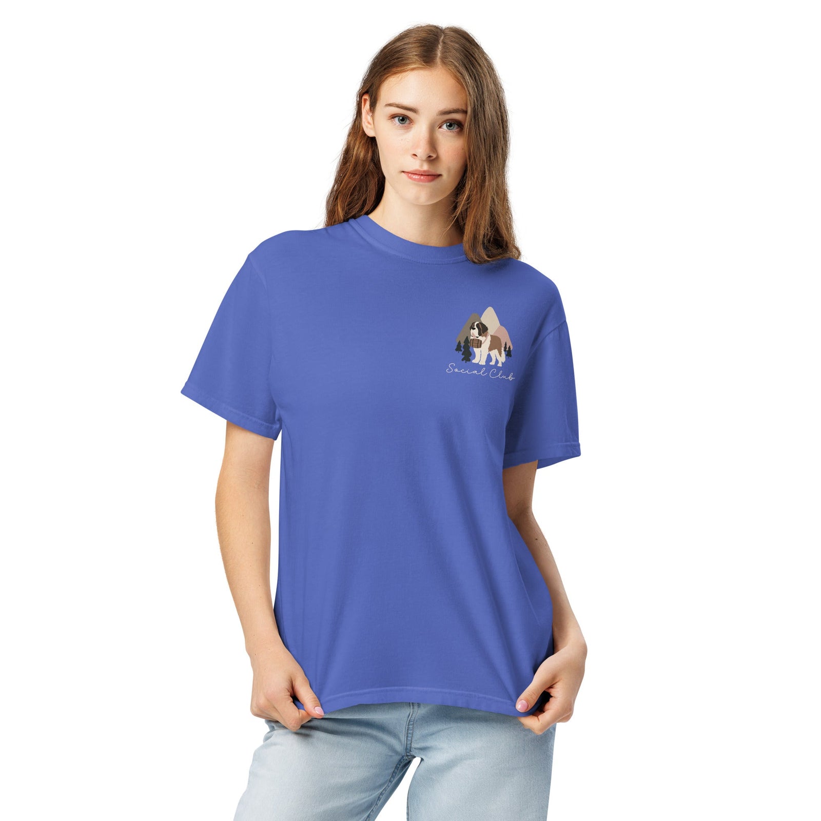 Saint Bernard Social Club Back T-Shirt - Lucy + Norman