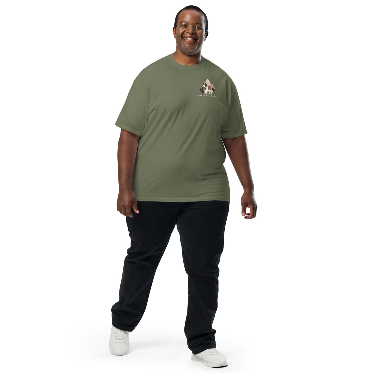 Saint Bernard Social Club Back T-Shirt - Lucy + Norman