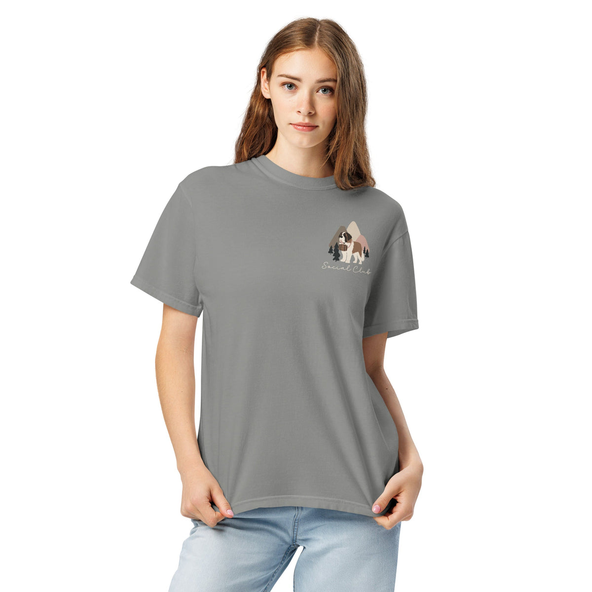 Saint Bernard Social Club Back T-Shirt - Lucy + Norman