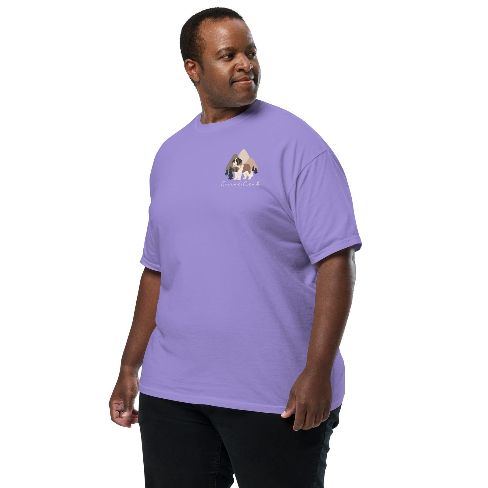 Saint Bernard Social Club Back T-Shirt - Lucy + Norman