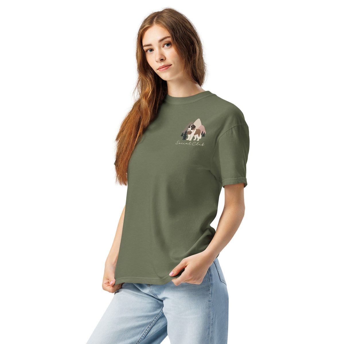 Saint Bernard Social Club Back T-Shirt - Lucy + Norman