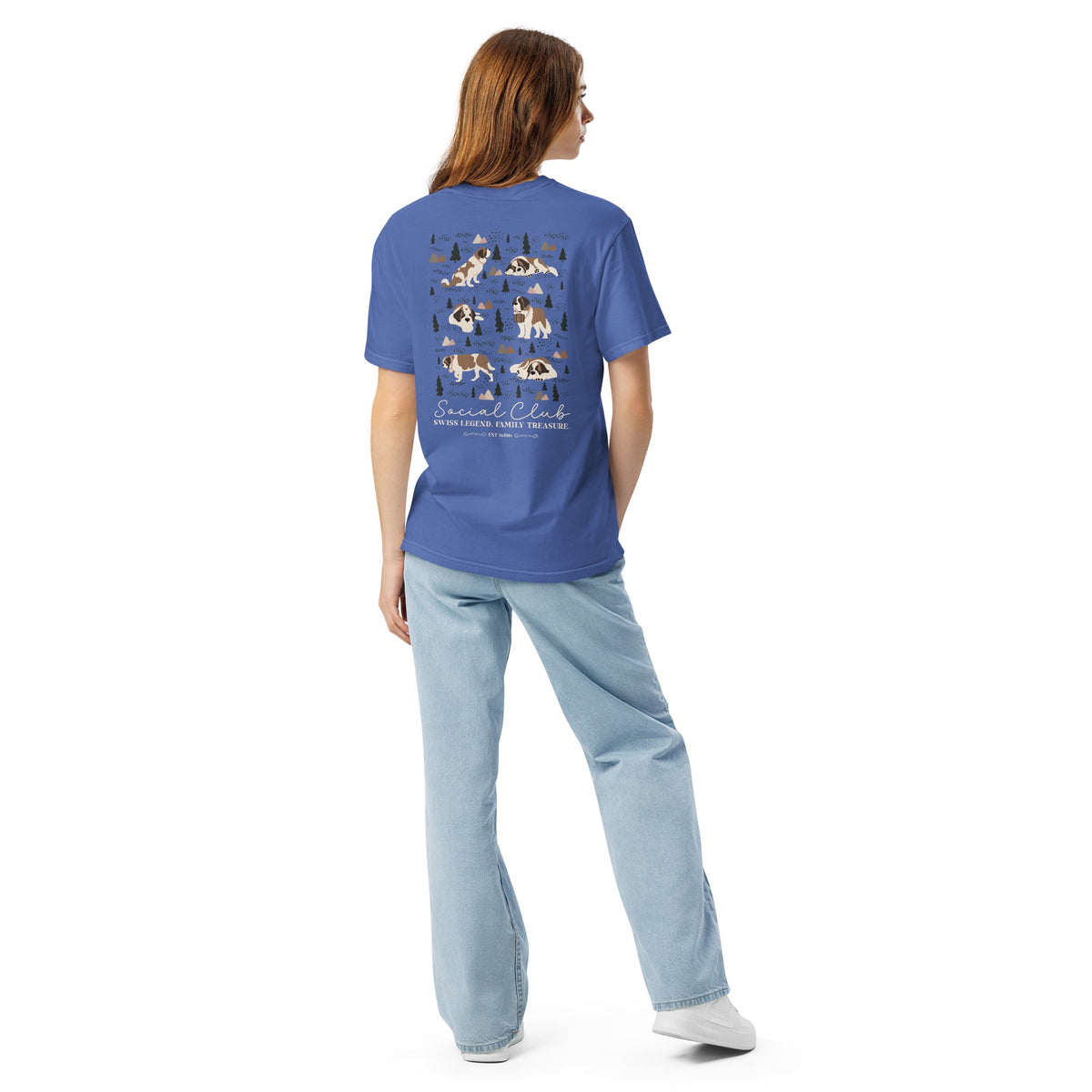 Saint Bernard Social Club Back T-Shirt - Lucy + Norman