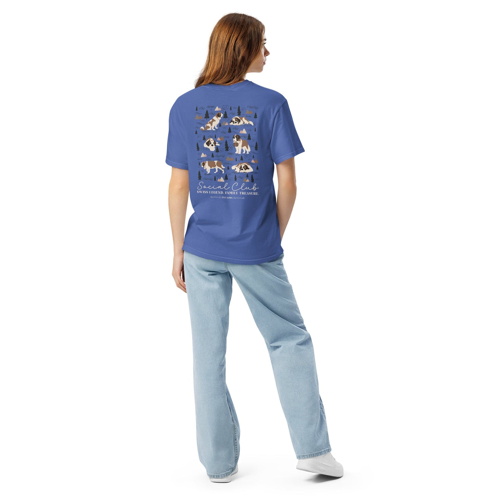 Saint Bernard Social Club Back T-Shirt - Lucy + Norman