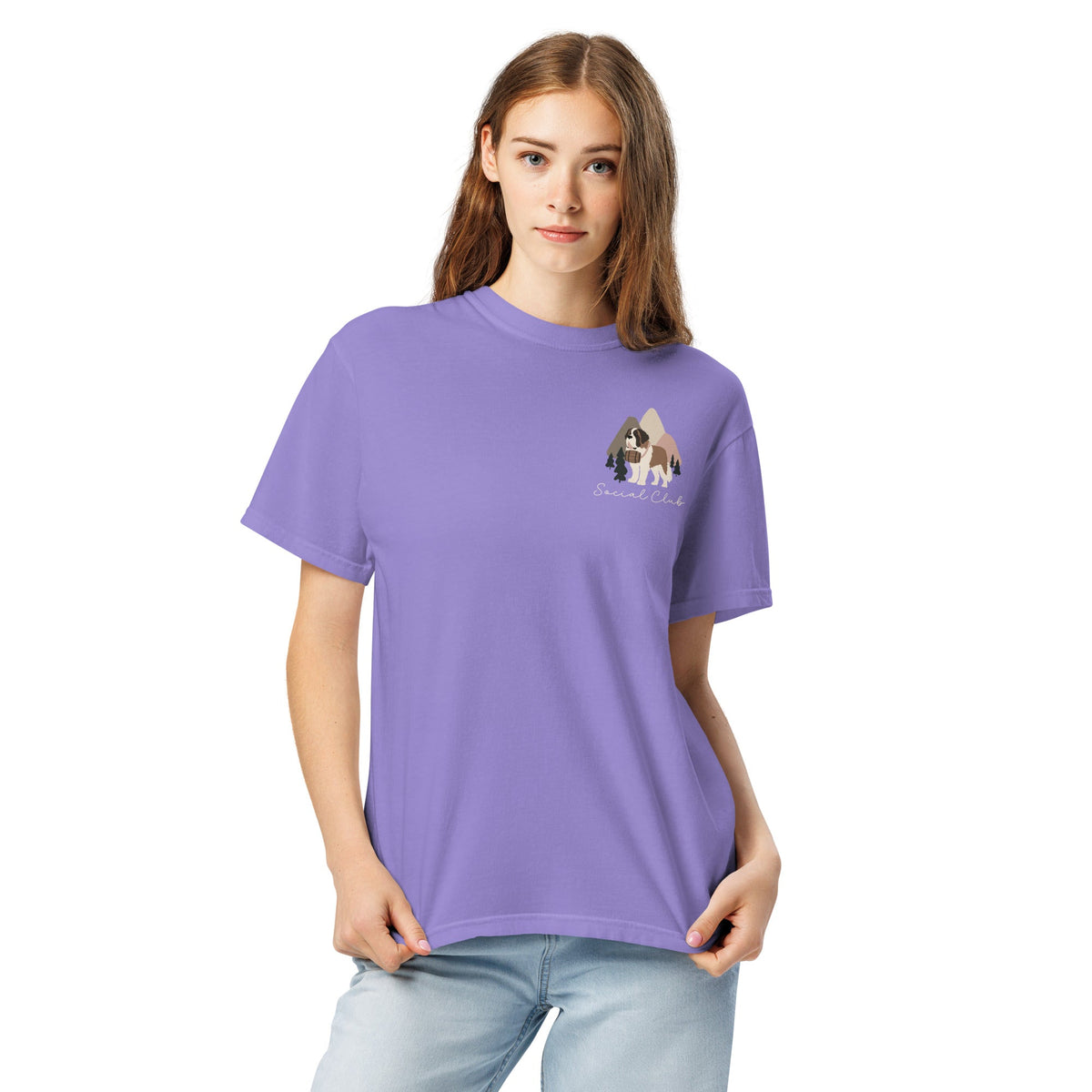 Saint Bernard Social Club Back T-Shirt - Lucy + Norman