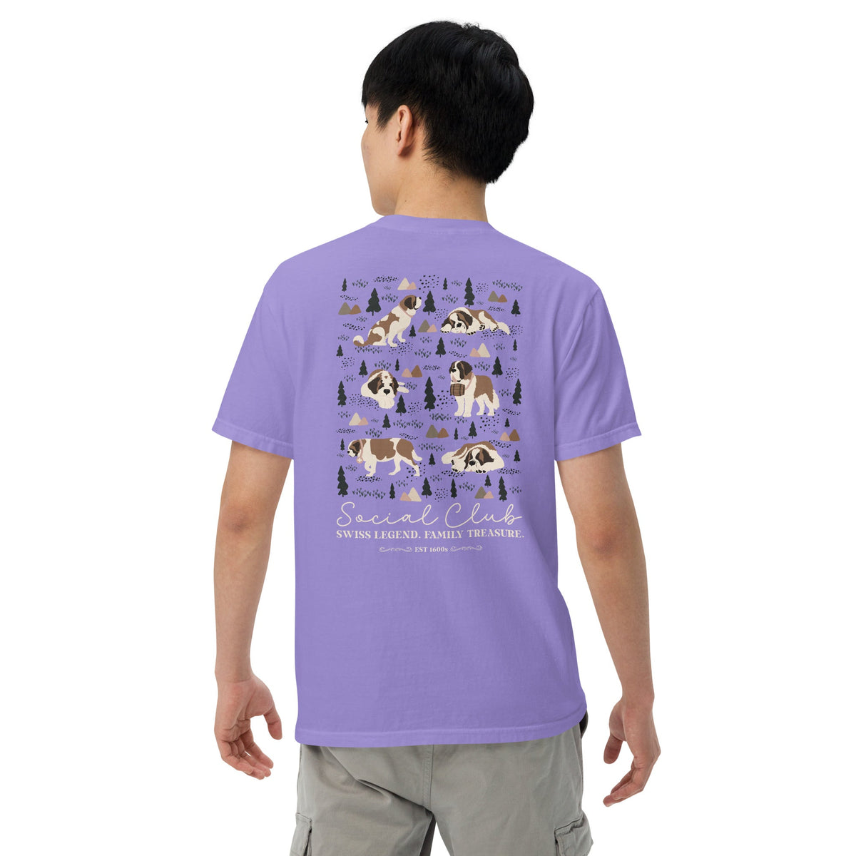 Saint Bernard Social Club Back T-Shirt - Lucy + Norman