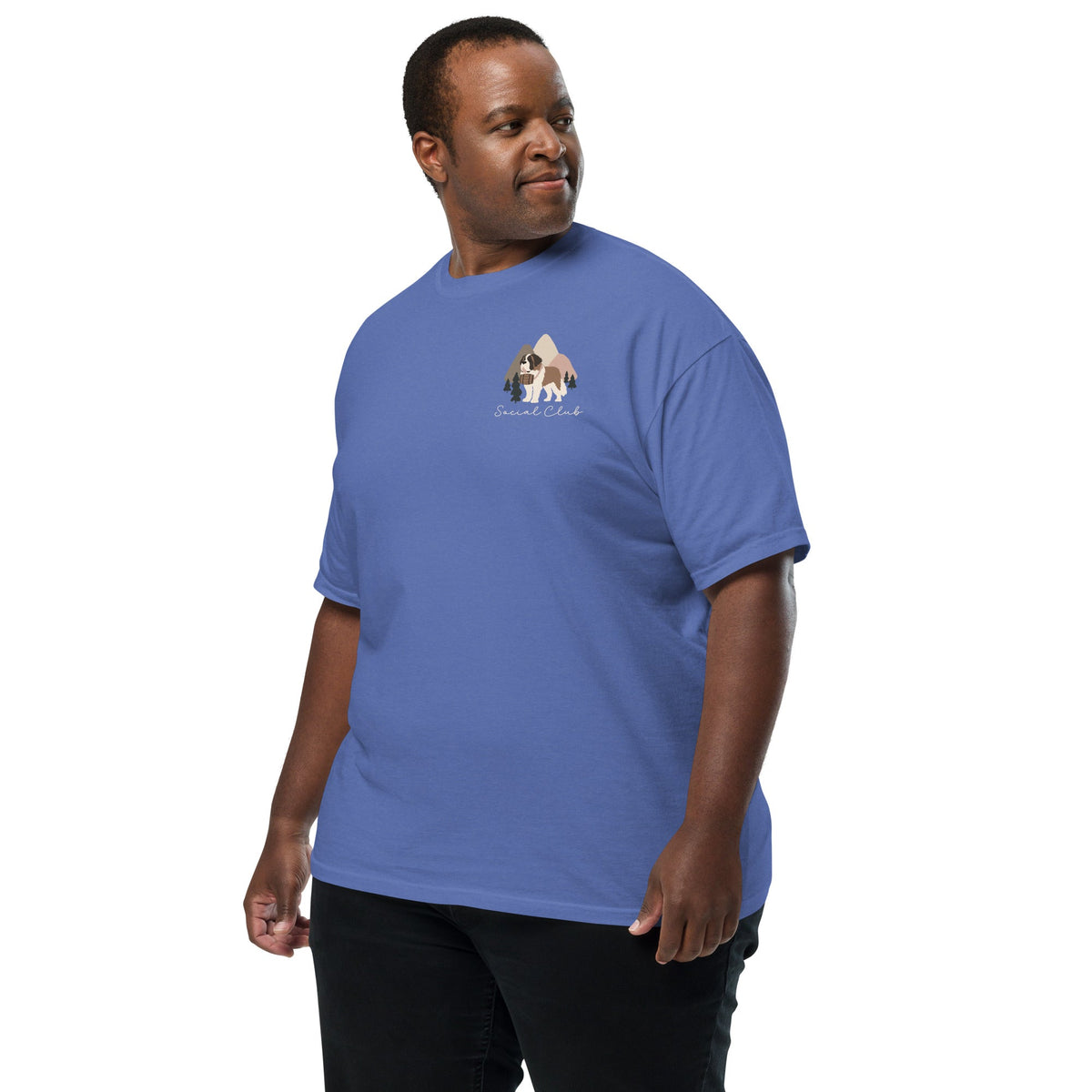 Saint Bernard Social Club Back T-Shirt - Lucy + Norman