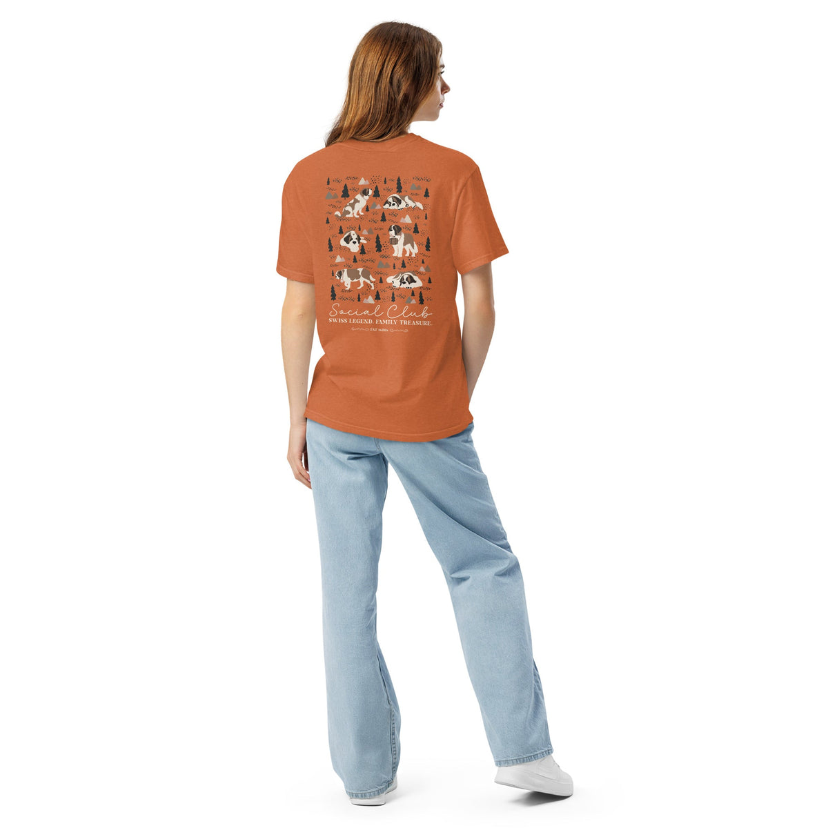 Saint Bernard Social Club Back T-Shirt - Lucy + Norman