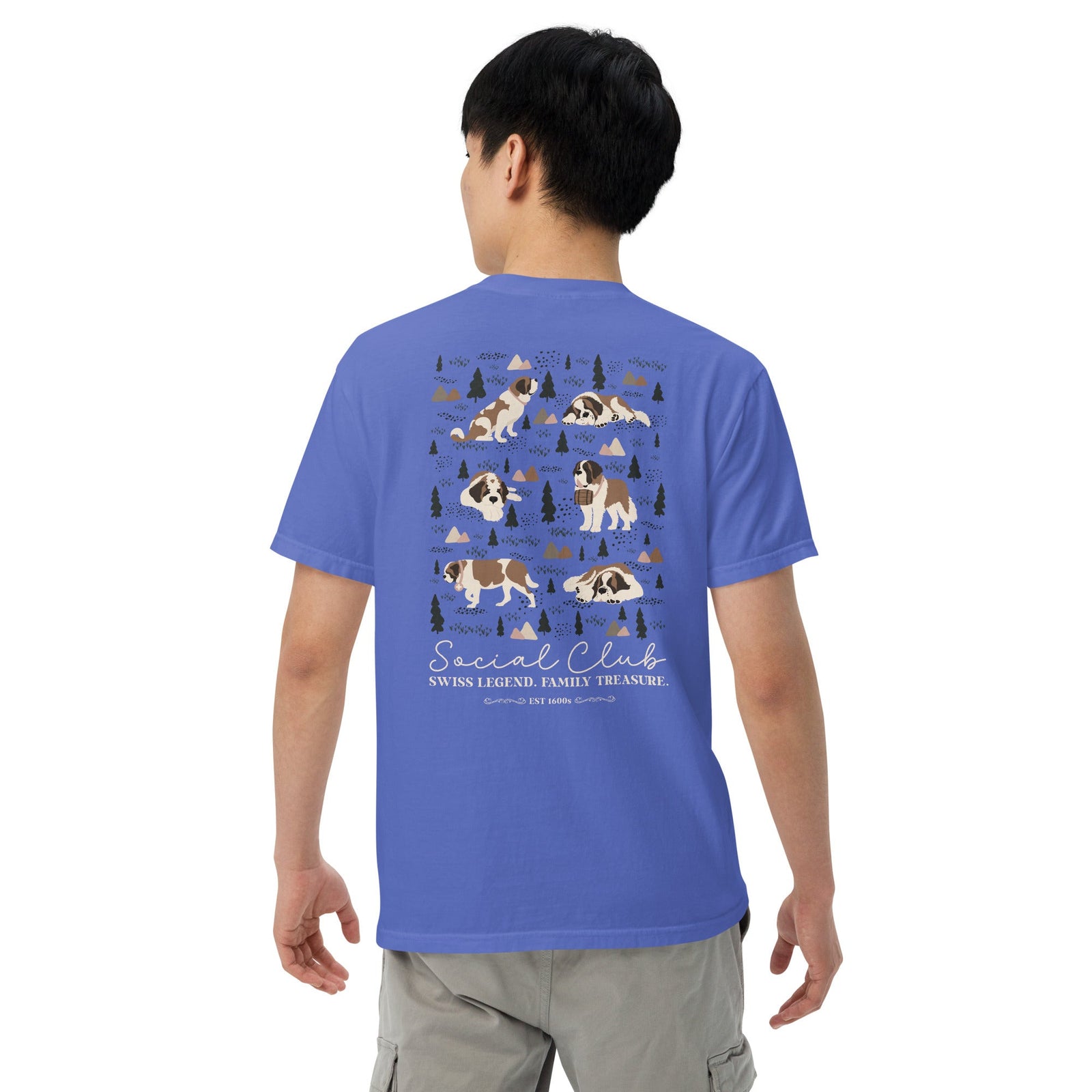 Saint Bernard Social Club Back T-Shirt - Lucy + Norman