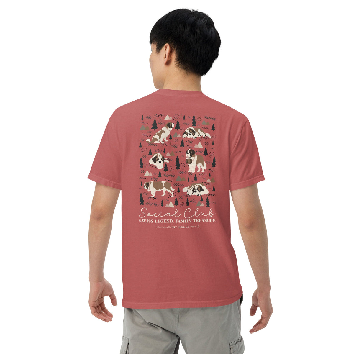 Saint Bernard Social Club Back T-Shirt - Lucy + Norman