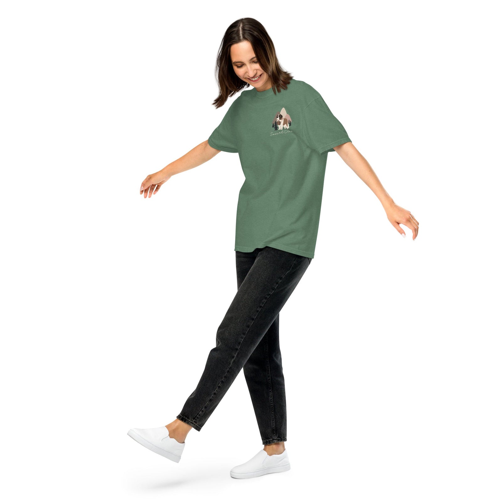 Saint Bernard Social Club Back T-Shirt - Lucy + Norman