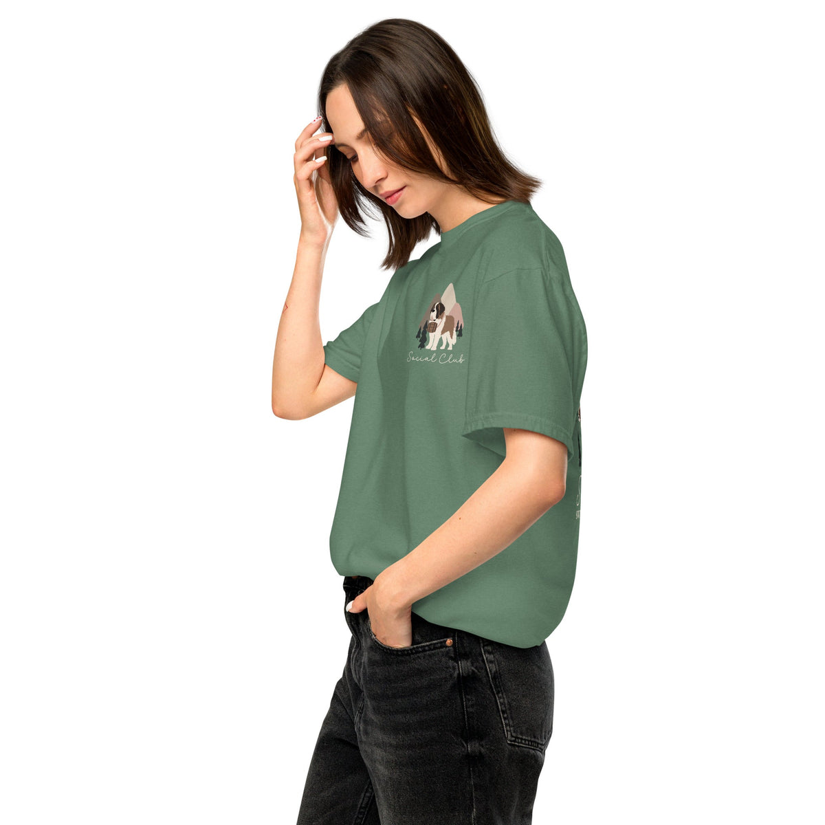 Saint Bernard Social Club Back T-Shirt - Lucy + Norman