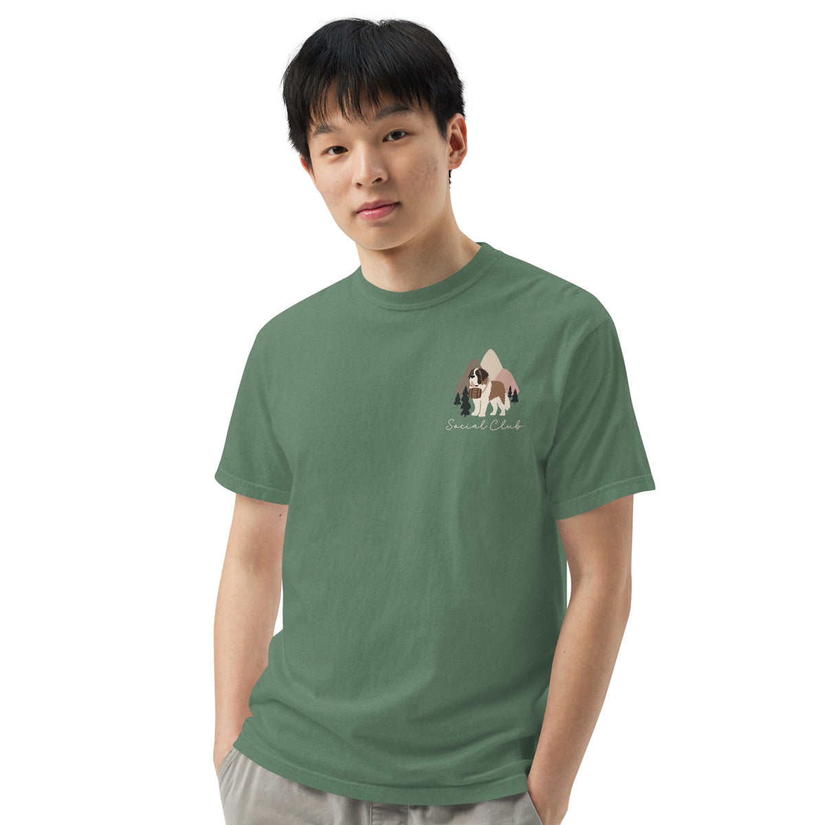 Saint Bernard Social Club Back T-Shirt - Lucy + Norman
