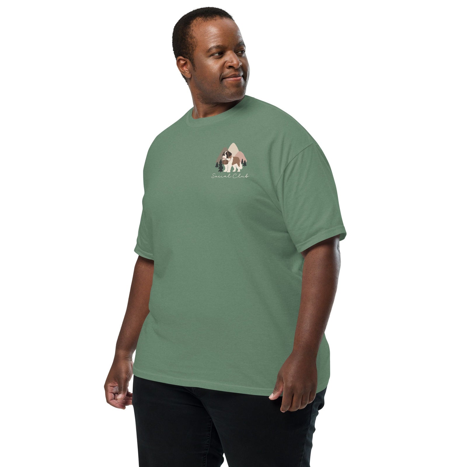 Saint Bernard Social Club Back T-Shirt - Lucy + Norman