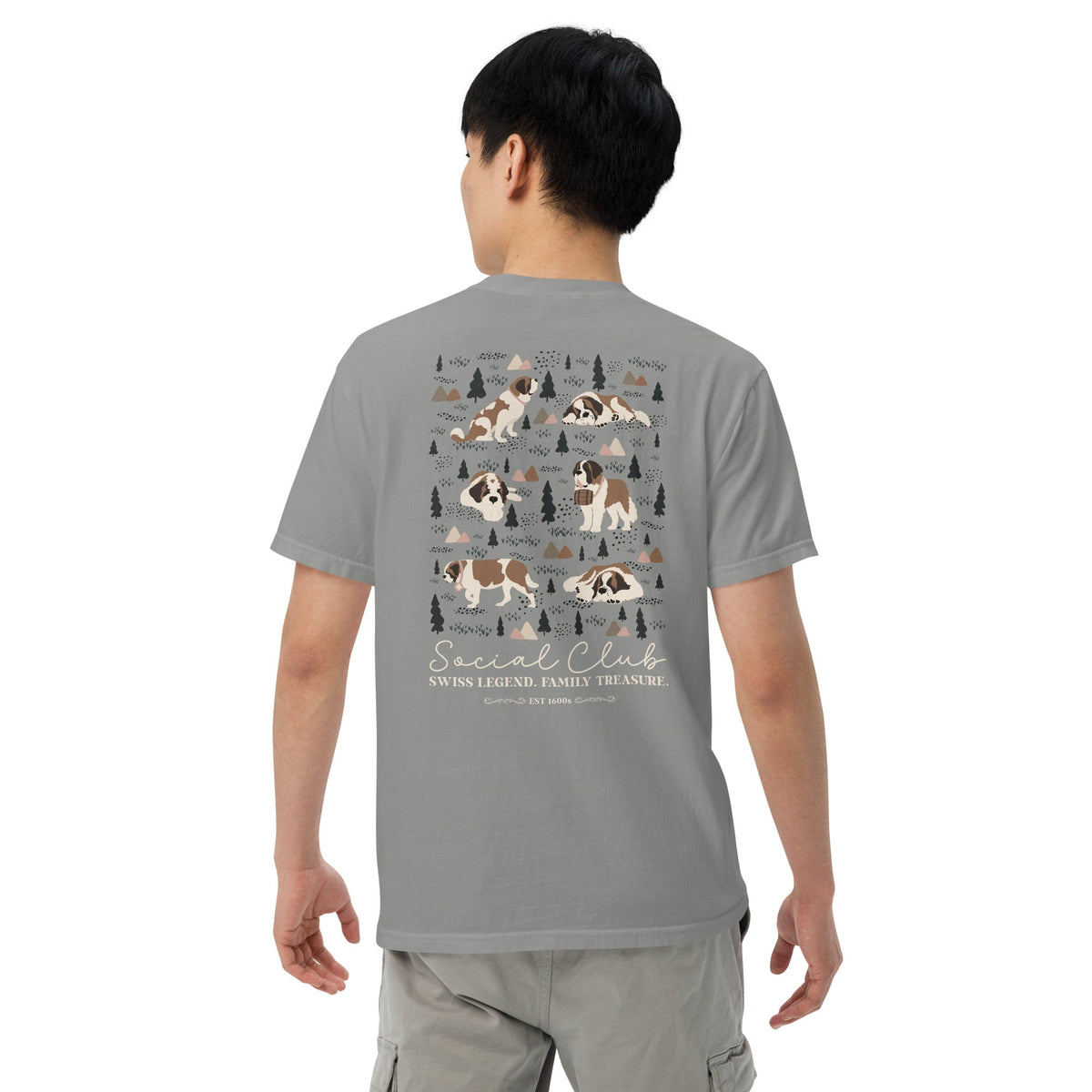 Saint Bernard Social Club Back T-Shirt - Lucy + Norman