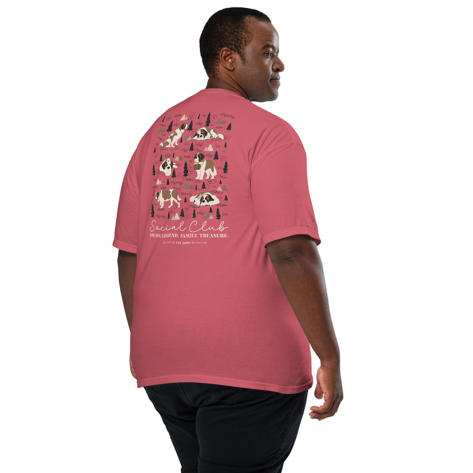 Saint Bernard Social Club Back T-Shirt - Lucy + Norman