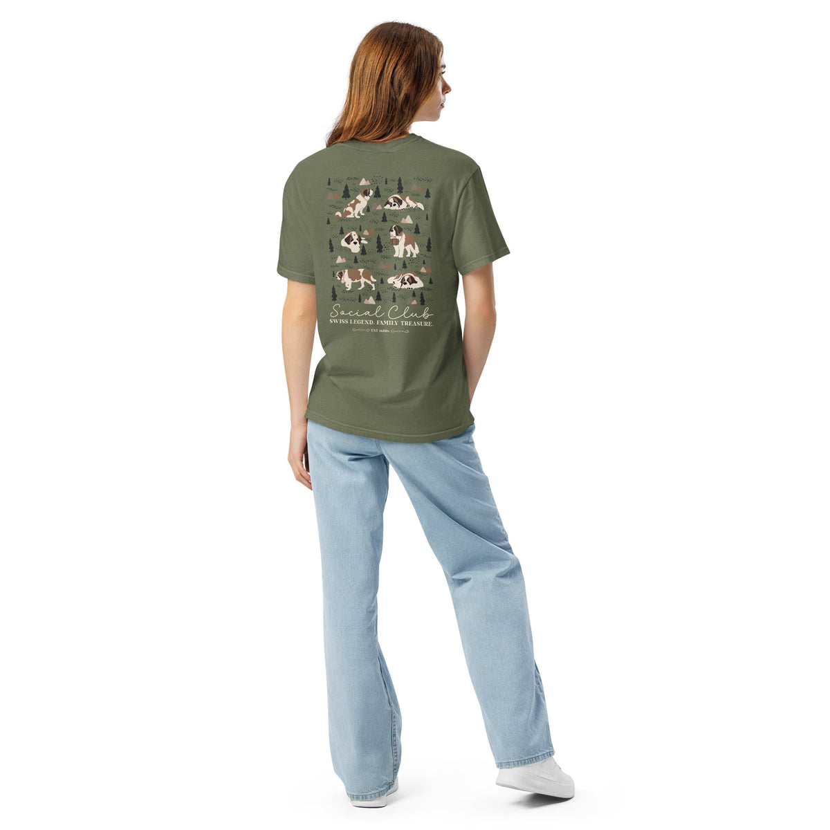 Saint Bernard Social Club Back T-Shirt - Lucy + Norman
