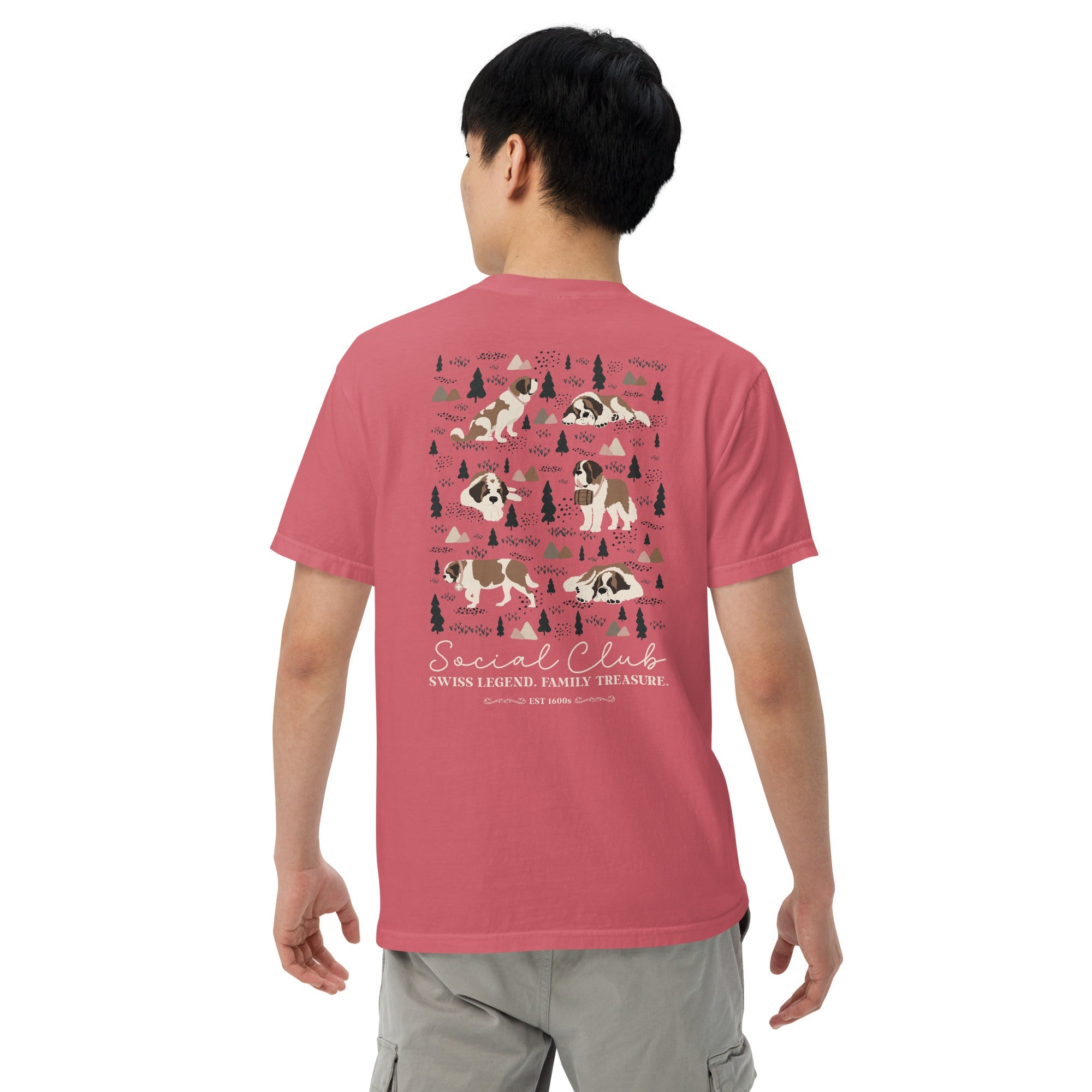 Saint Bernard Social Club Back T-Shirt - Lucy + Norman