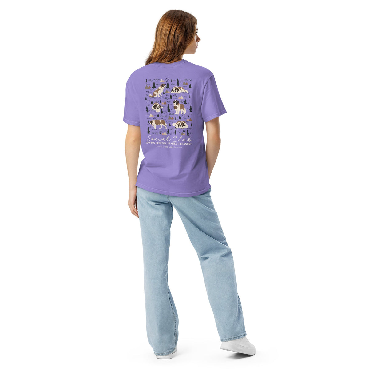 Saint Bernard Social Club Back T-Shirt - Lucy + Norman