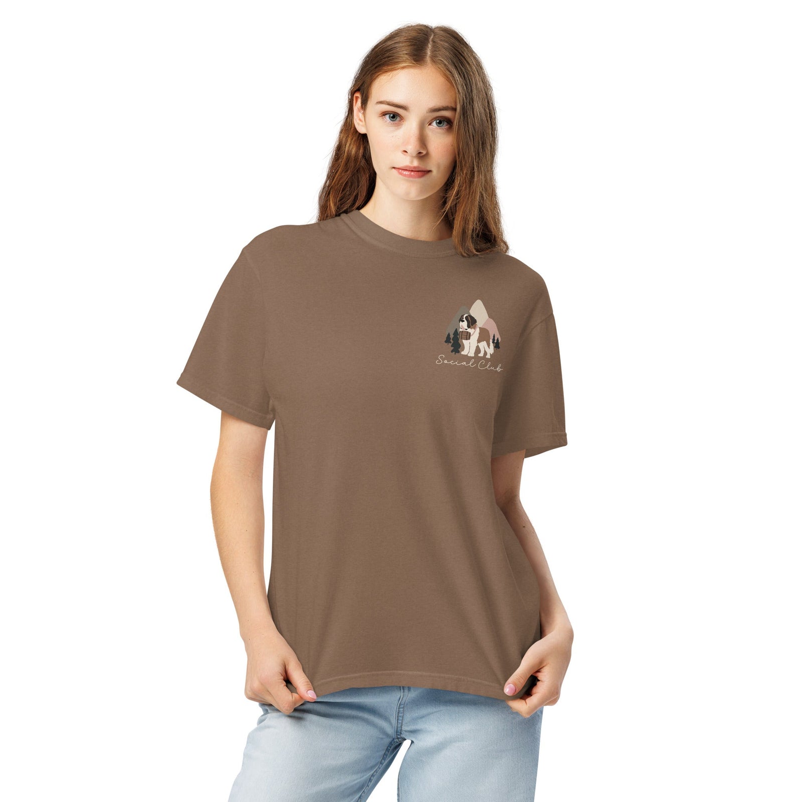 Saint Bernard Social Club Back T-Shirt - Lucy + Norman