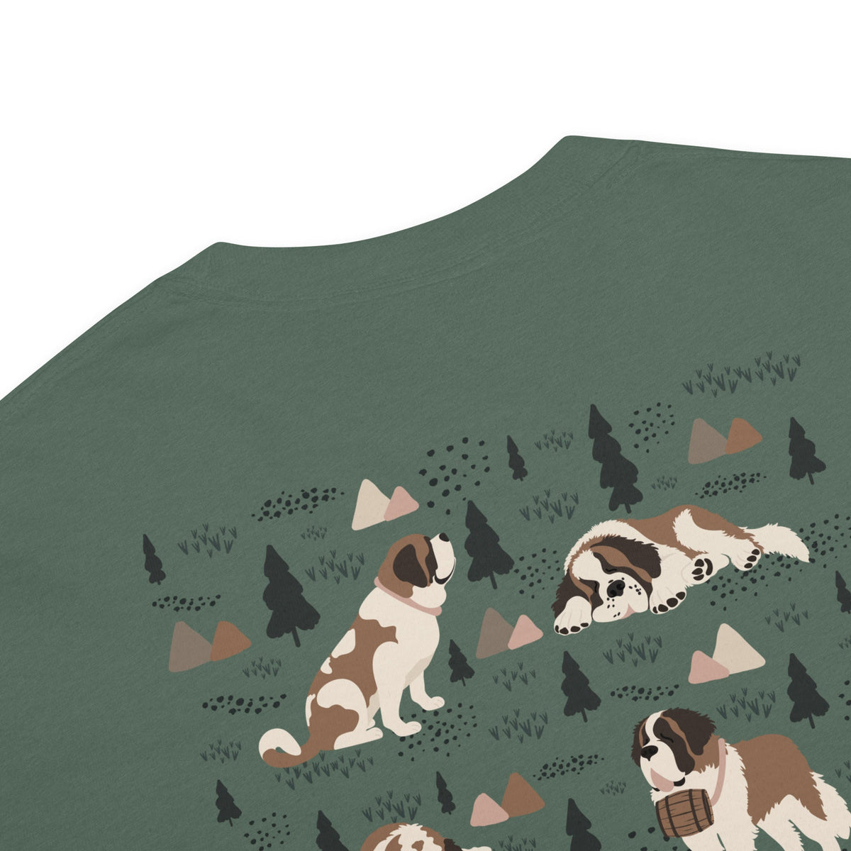 Saint Bernard Social Club Back T-Shirt - Darks - Lucy + Norman