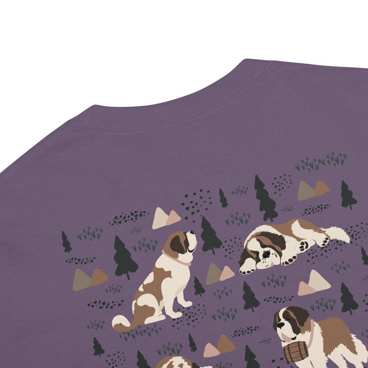 Saint Bernard Social Club Back T-Shirt - Darks - Lucy + Norman