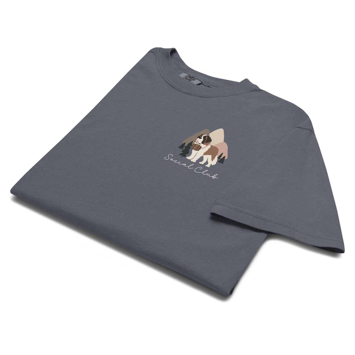 Saint Bernard Social Club Back T-Shirt - Darks - Lucy + Norman