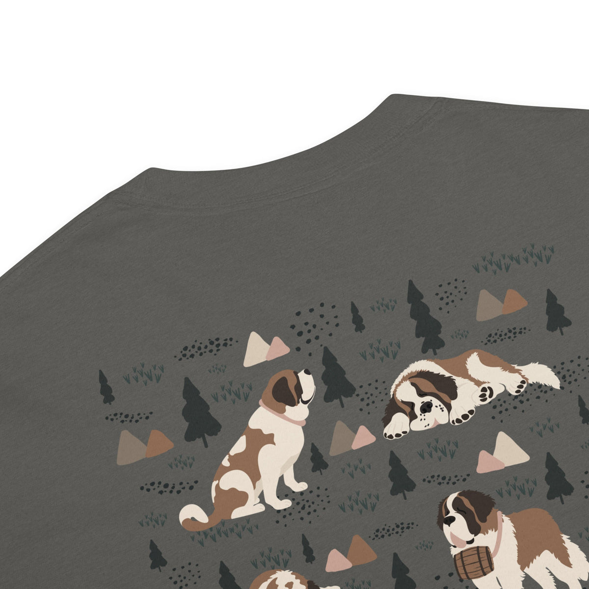 Saint Bernard Social Club Back T-Shirt - Darks - Lucy + Norman
