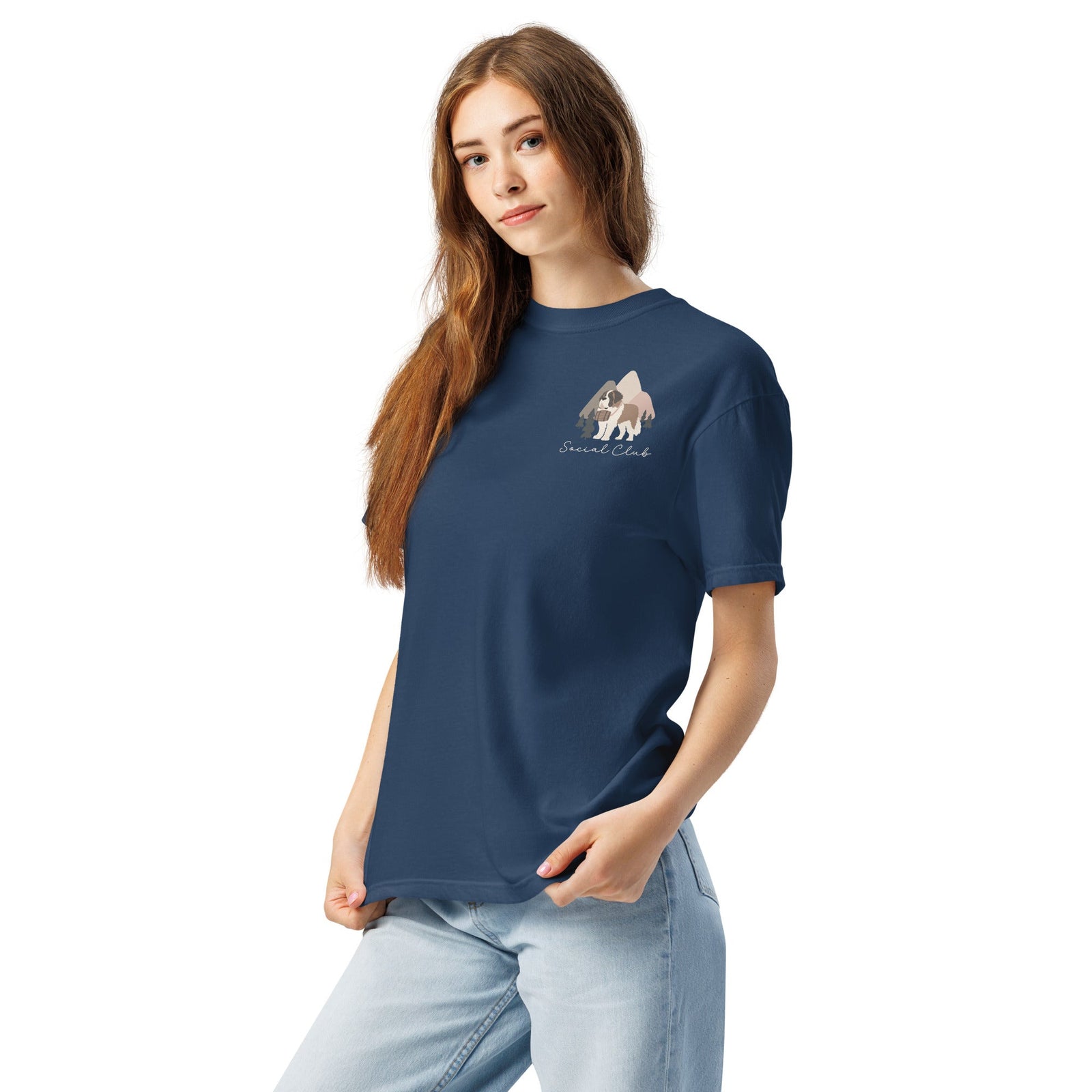 Saint Bernard Social Club Back T-Shirt - Darks - Lucy + Norman