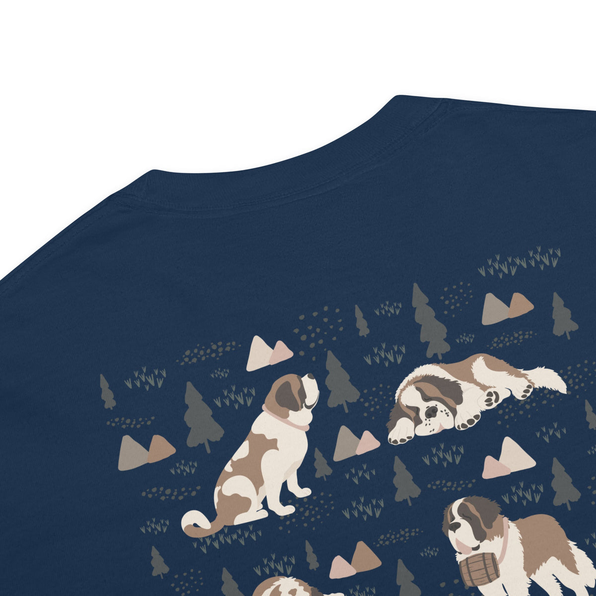 Saint Bernard Social Club Back T-Shirt - Darks - Lucy + Norman