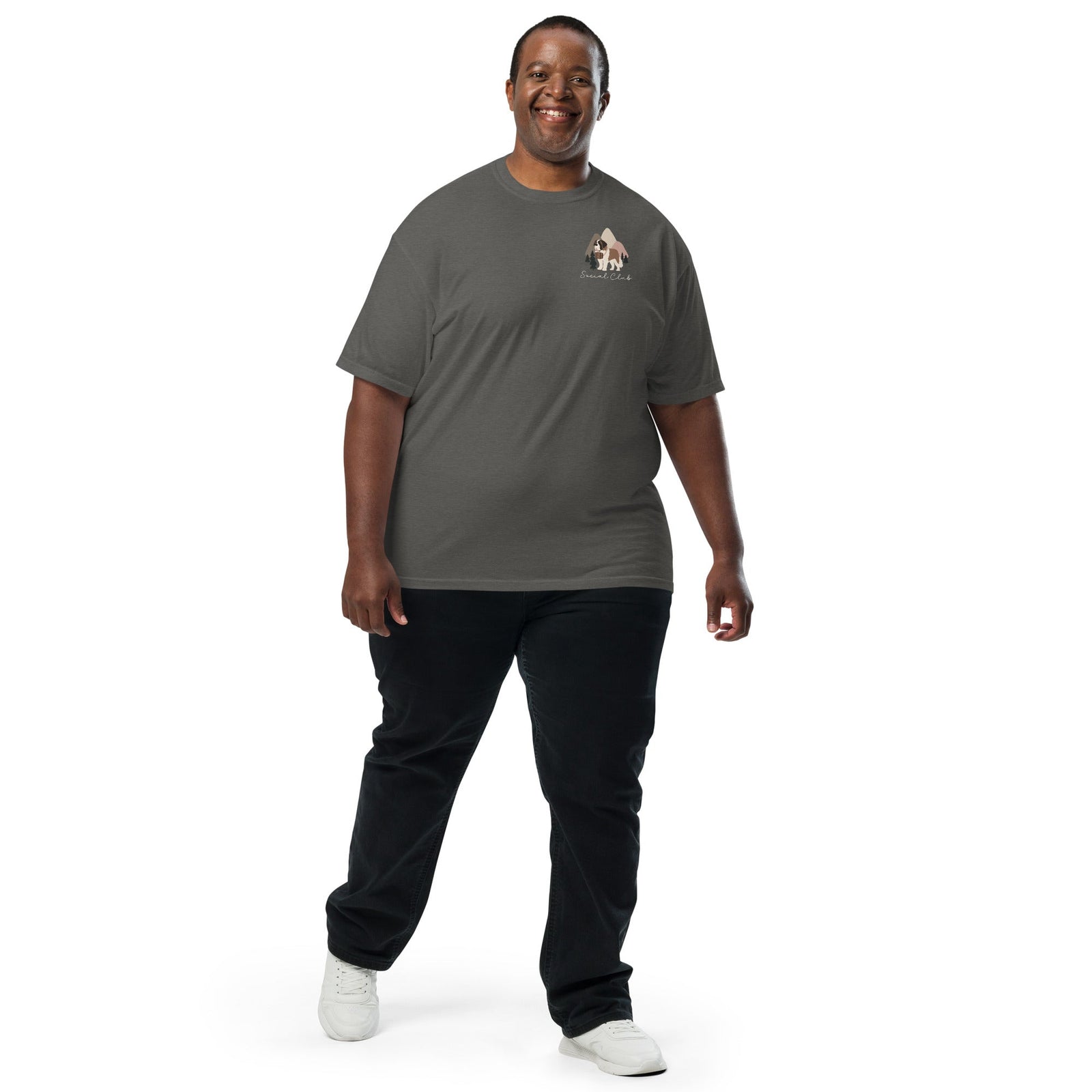 Saint Bernard Social Club Back T-Shirt - Darks - Lucy + Norman