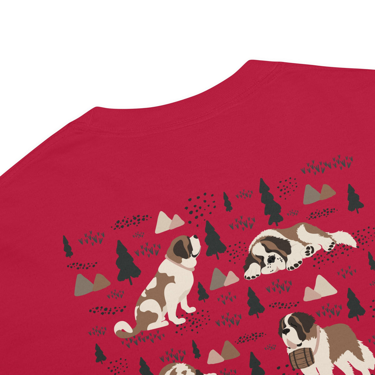 Saint Bernard Social Club Back T-Shirt - Darks - Lucy + Norman