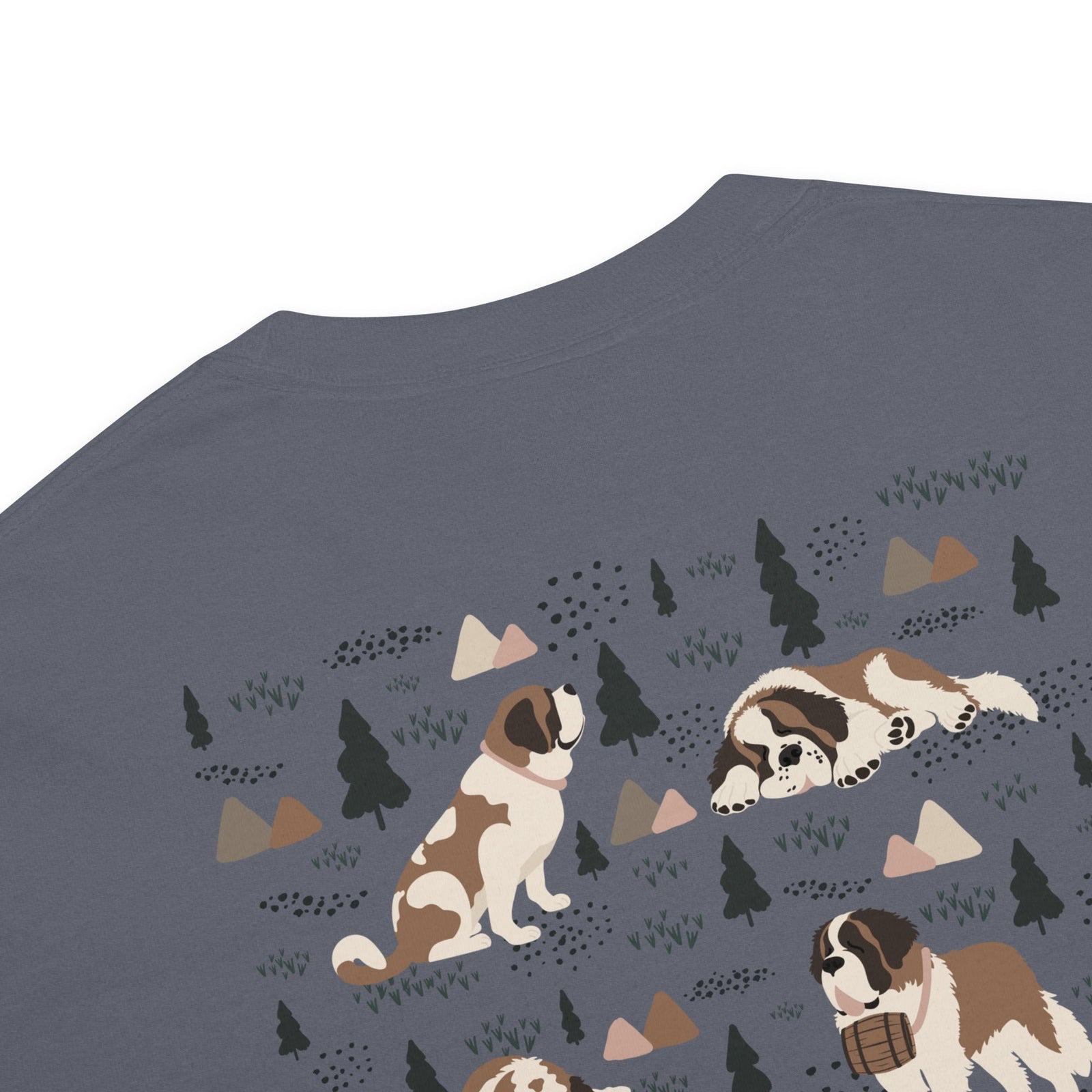 Saint Bernard Social Club Back T-Shirt - Darks - Lucy + Norman