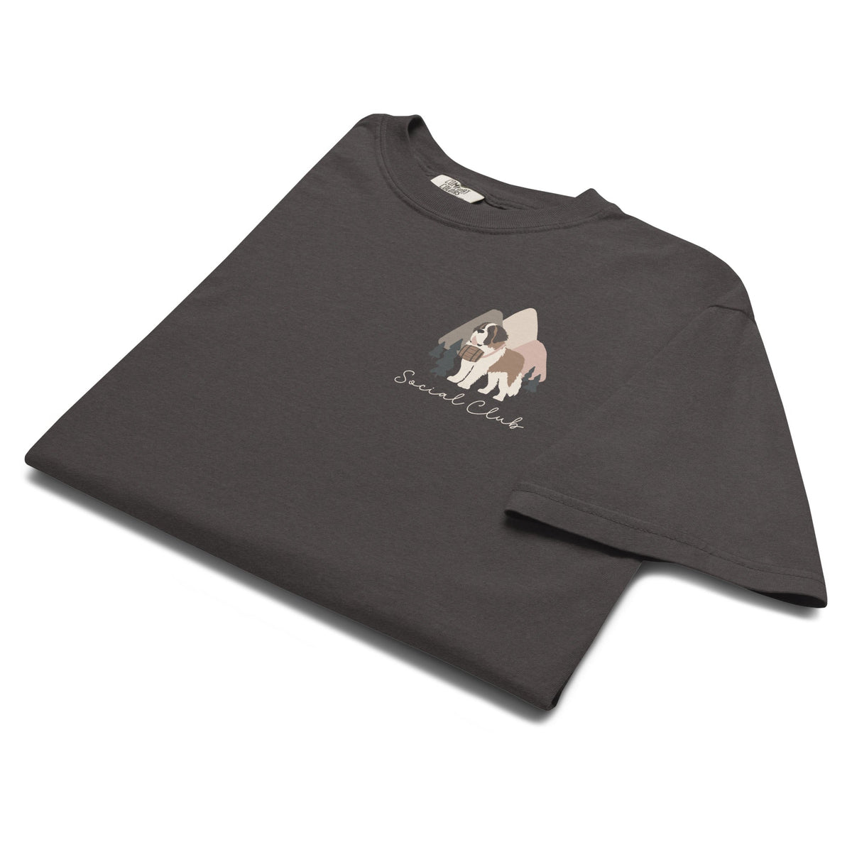 Saint Bernard Social Club Back T-Shirt - Darks - Lucy + Norman