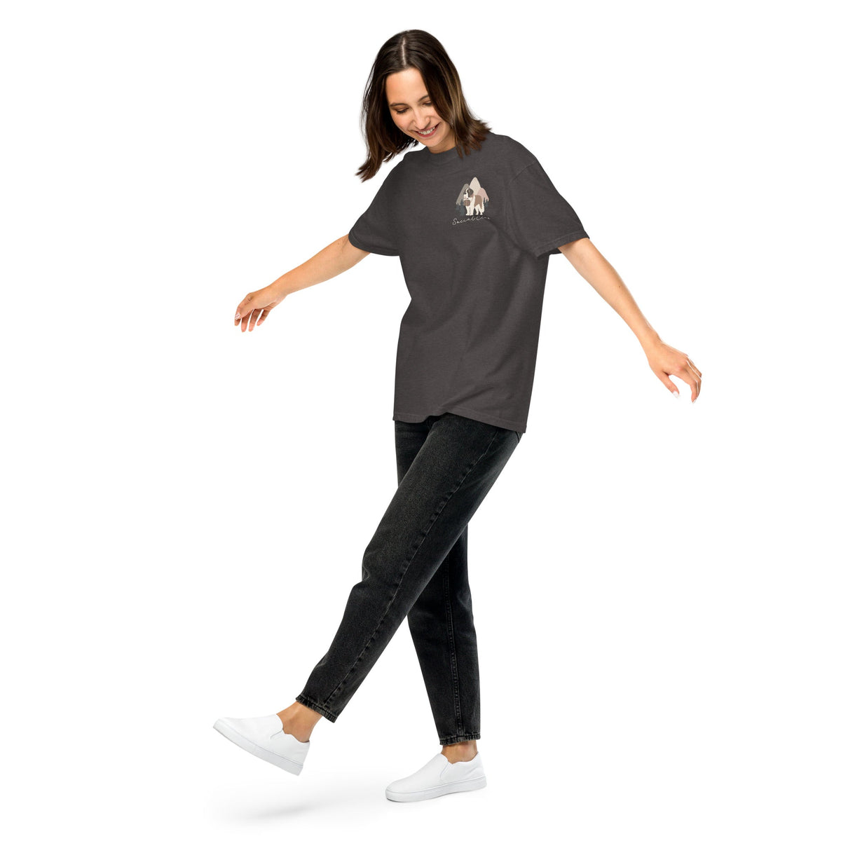 Saint Bernard Social Club Back T-Shirt - Darks - Lucy + Norman