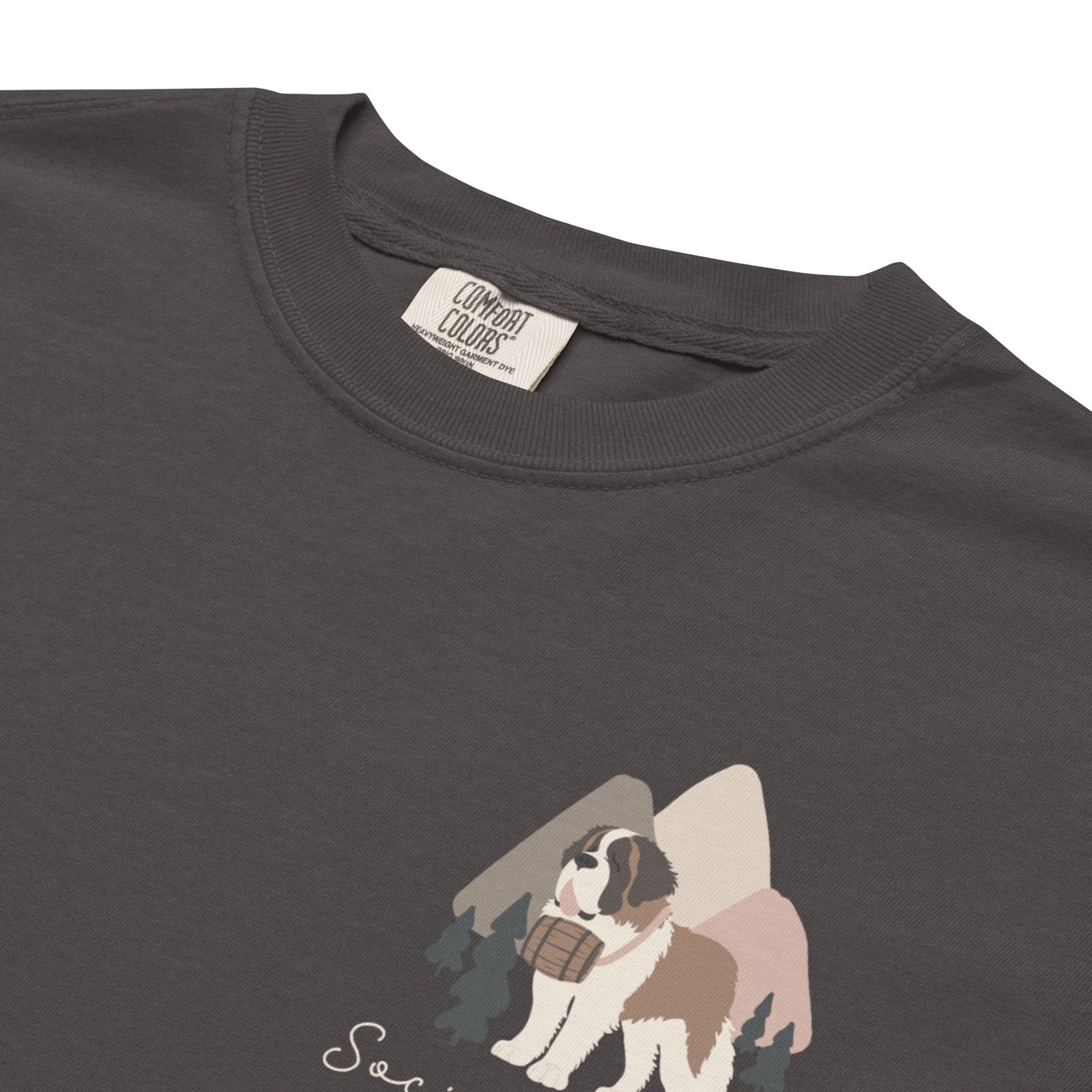 Saint Bernard Social Club Back T-Shirt - Darks - Lucy + Norman