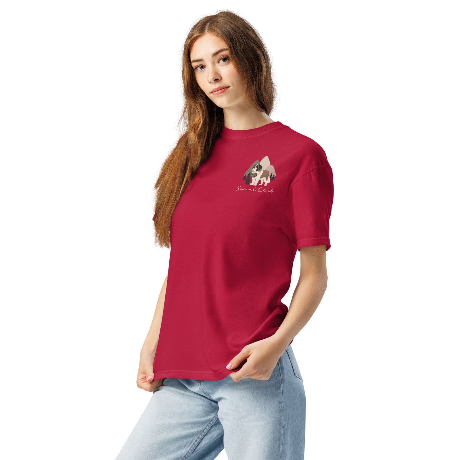 Saint Bernard Social Club Back T-Shirt - Darks - Lucy + Norman